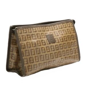 Vintage Fendi Zucca Monogram Clutch